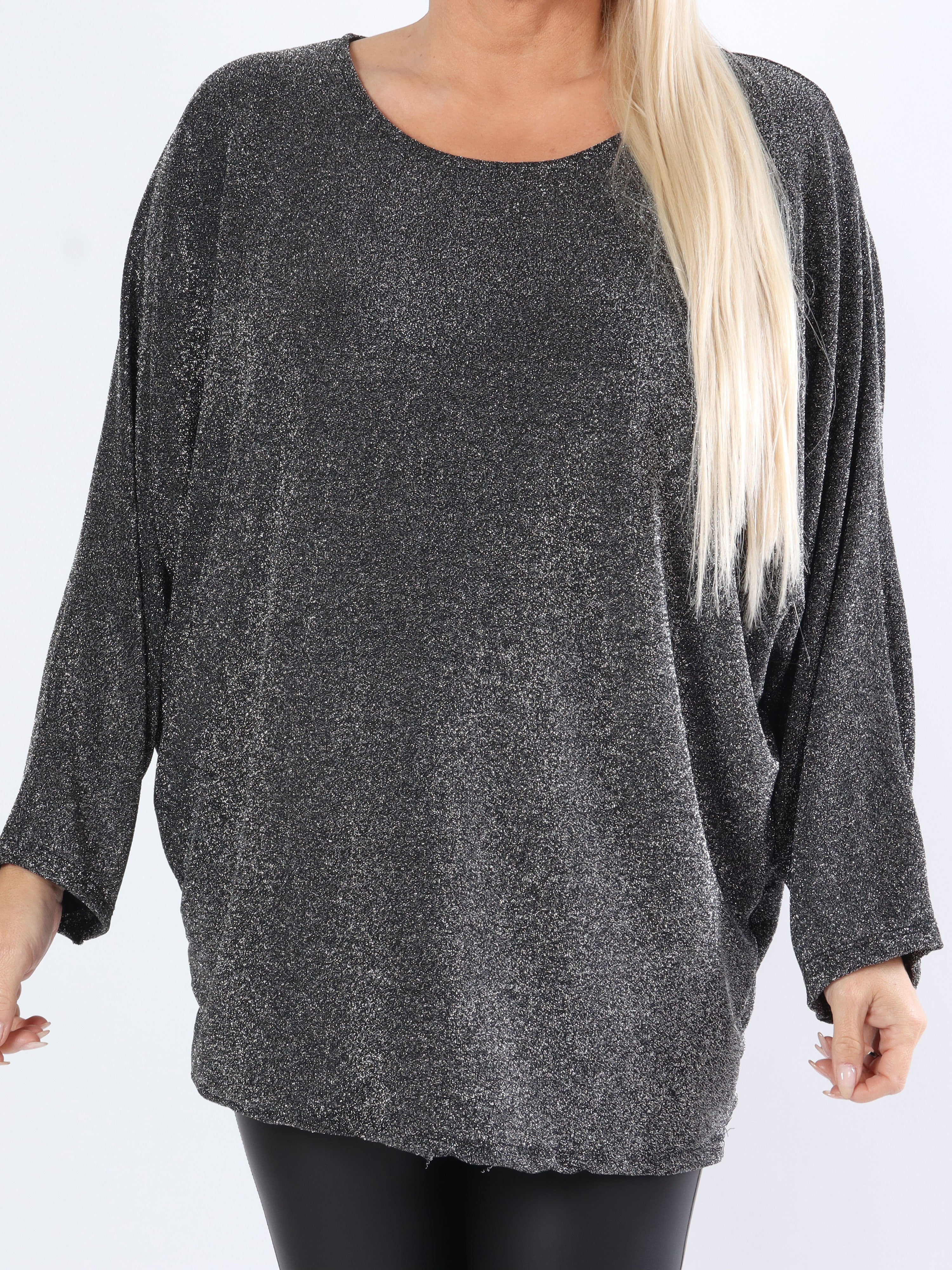 Remedios - Plus size tunika i elastisk stof